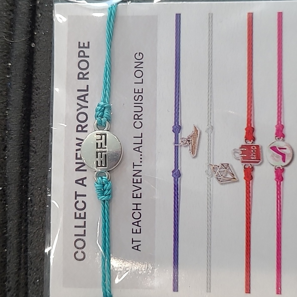 Effy Jewelers Teal Rope Bracelet NWT